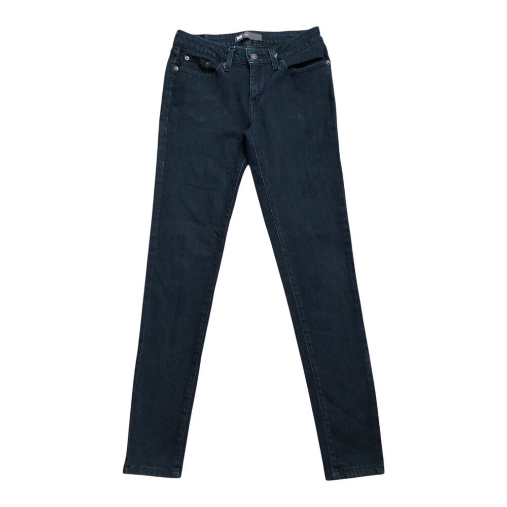 LEVIS Womens Size 7 M Dark Wash Skinny Legging Jeggings Blue Jeans